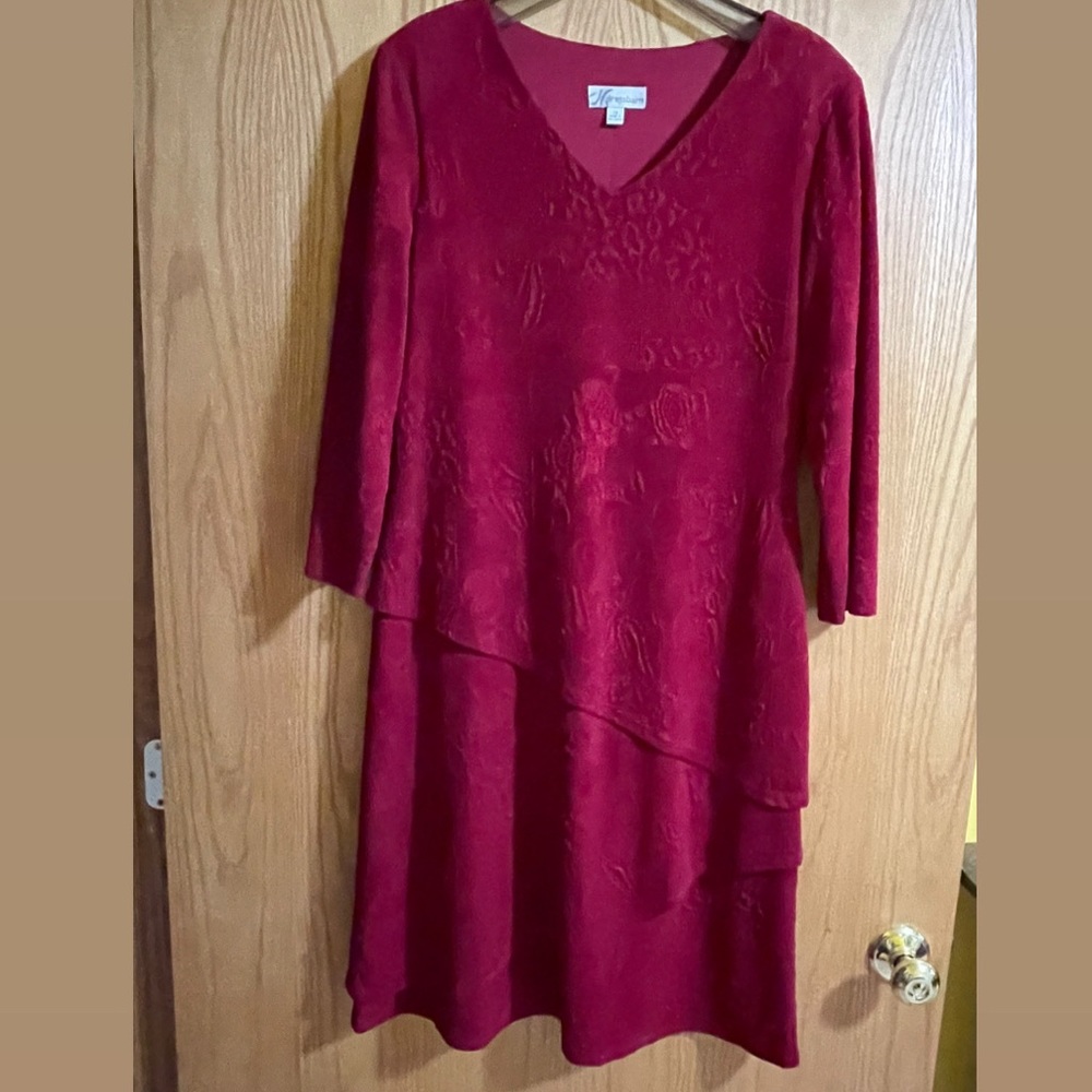 Red Dress Barn Layered Dress